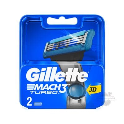 Çalşyrgyç kassetalar Gillette Mach3 Turbo, 2 sany