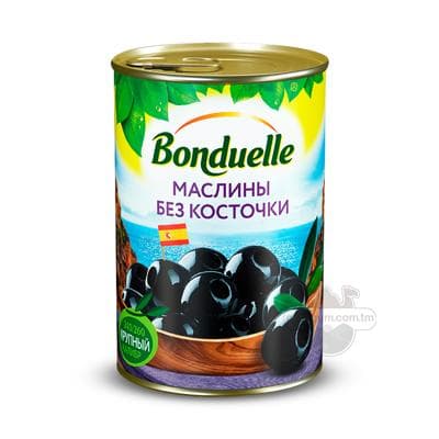 Dänesiz gara zeýtun "Bonduelle", 300 gr