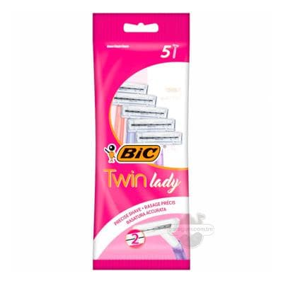 Bir gezek ulanylýan stanok Bic "Twin Lady", 5 sany