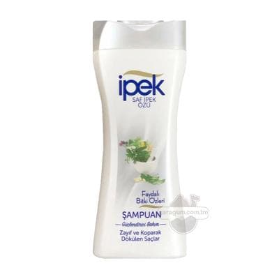 Şampun "ipek" Peýdaly ösümlik ekstraktlary gowşak we düşýän saçlar üçin, 450 ml