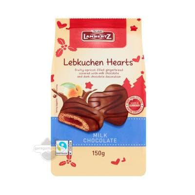 Ýürek şekilli prýanikler LambertZ erik huruşly, 150 gr