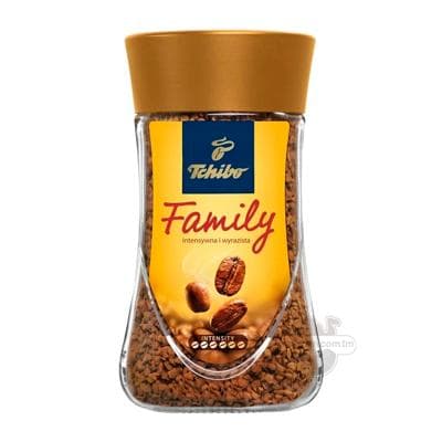 Kofe Tchibo "Family" çüýşe gapda, 100 gr