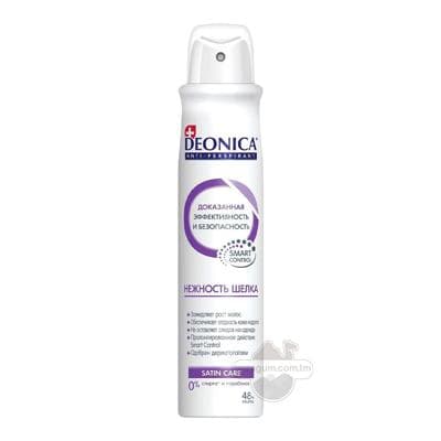 Antiperspirant Deonica "Ýüpegin näzikligi", 200 ml