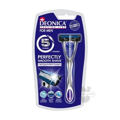 Erkekler üçin britwa Deonica For Men 5 lezwiýaly, duýgur deri üçin