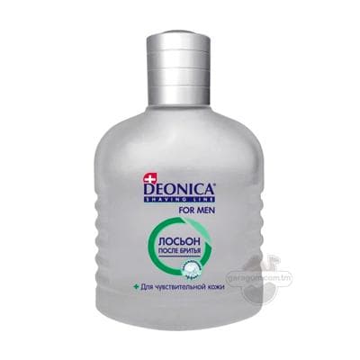 Sakgal syranyňdan soň ulanylýan losýon Deonica For Men duýgur ten üçin, 90 ml