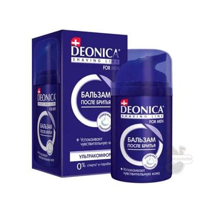 Sakgal syranyňdan soň ulanylýan balzam Deonica For Men ultracomfort, 50 ml