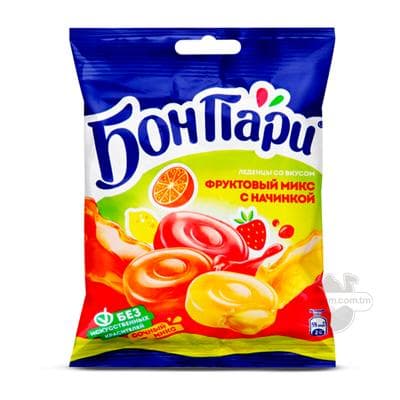 Karamel süýji Бон Пари garyşyk miweler tagamly, 75 gr