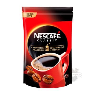Kofe Nescafe classic owradylan arabikaly, 130 gr