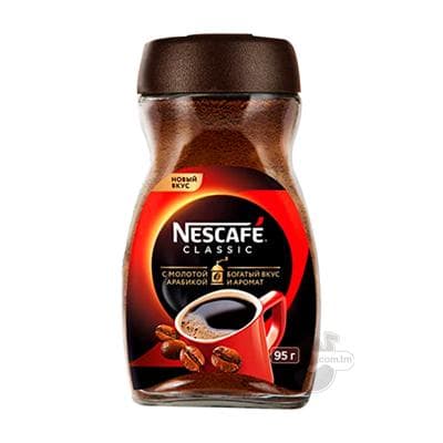 Kofe Nescafe classic owradylan arabikaly, 95 gr
