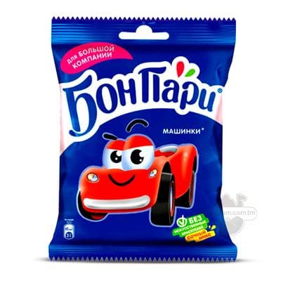 Çeýnelýän marmelad Бон Пари "Машинки", 120 gr
