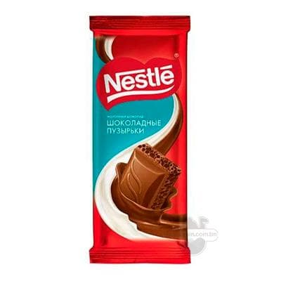 Süýtli şokolad "Nestle" gözenekli, 75 gr