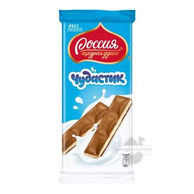 Süýtli şokolad Россия "Чудастик", 90 gr