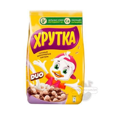 Taýýar ertirlik Nestle Хрутка Duo şokoladly şarjagazlar, 230 gr