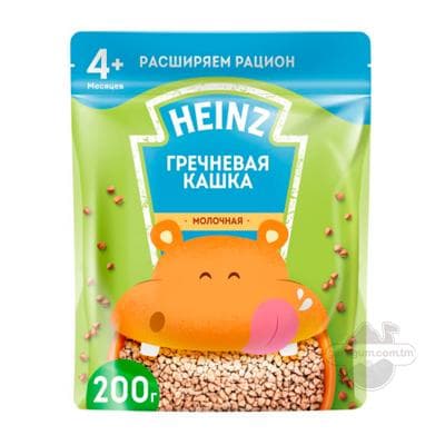 Greçka şülesi Heinz "Я расту" süýtli Omega 3 (4 aýdan), 200 gr