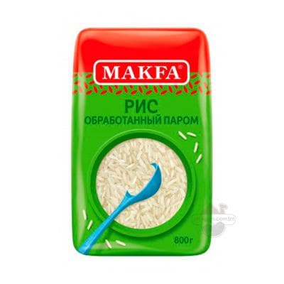 Ýylmanan uzyn däneli tüwi bugda işlenilen "Makfa", 800 gr