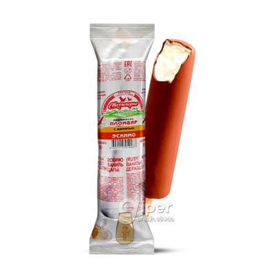 Doňdurma eskimo Свитлогорье "С ванилью" gaýmakly plombir, 80 gr