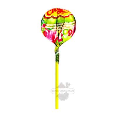 Karamel süýji Chupa-Chups "Fruit-tella: ýertudana, alma" 17 gr