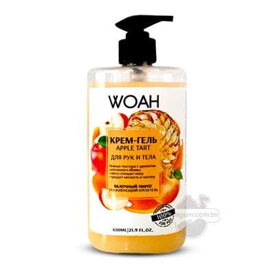 El we ten üçin krem-gel Woah "Apple tart", 650 ml