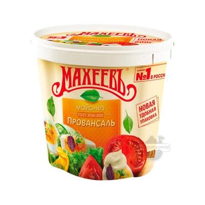 "Махеевъ" maýonez "Провансаль" 50.5%, 820 ml