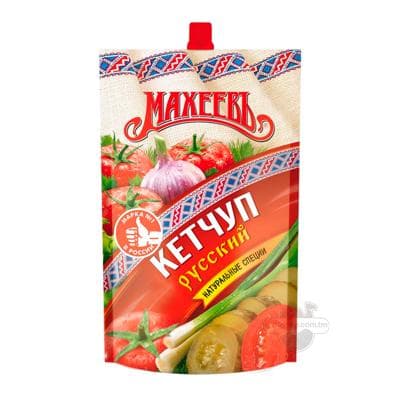 "Махеевъ" ketçup "Русский" tebigy ysly goşundylar, 300 gr