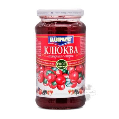 Klýukwa püresi "Главпродукт" şekerli, 550 gr
