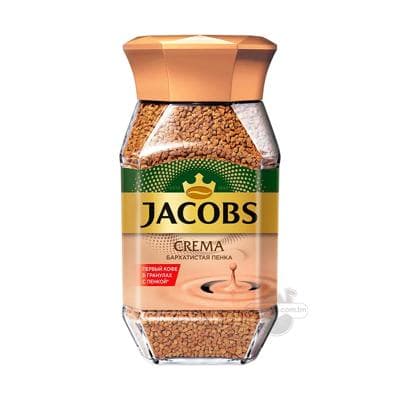 Kofe Jacobs Monarch Crema "Mahmal köpürjik" çüýşe gapda, 95 gr