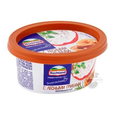 Doragly peýnir Hochland "Tokaý kömelekli", 60% 140 gr