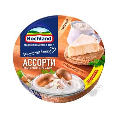 Ereme peýnir Hochland "Ассорти" 50%, 140 gr