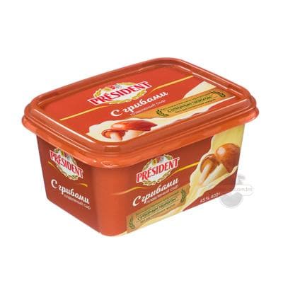 Ereme peýnir President "Kömelekli" 45%, 400 gr