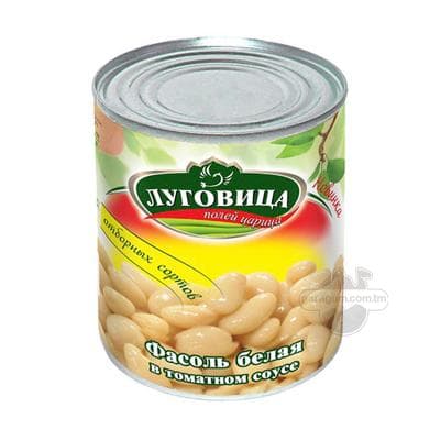 Fasol Луговица ak pomidor sously, 360 gr