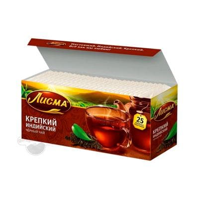 Gara çaý Lisma "Berk-Hindi" haltajykly, 50 gr (25 sany)