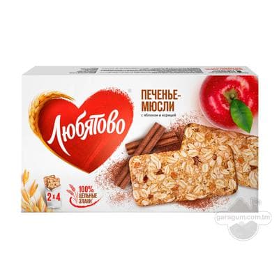 Mýusli kökesi Любятово alma we korisaly, 120 gr