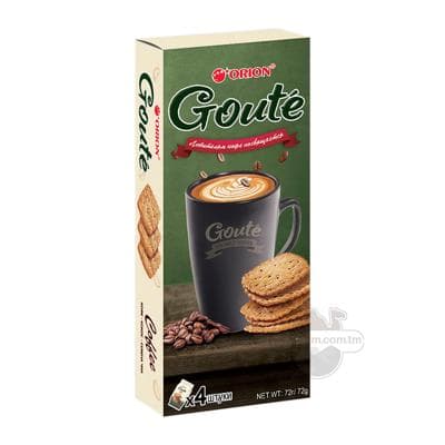Ýumşak köke Orion Goute Coffee, 72 gr