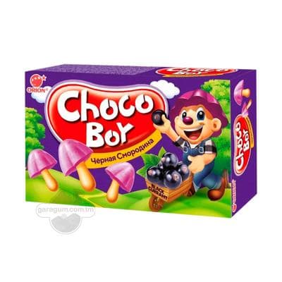 Çagalar üçin köke Orion "Choco Boy" gara smorodina, 45 gr