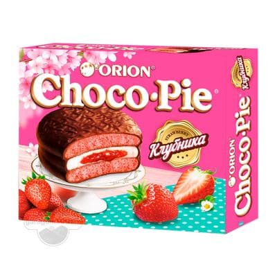 Pirožny Orion Choco Pie "Ýertudana", 12 sany (360 gr)