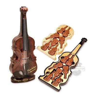 Şokoladly süýjüler Атаг Шексна Premium "Страдивари" mindally, 140 gr