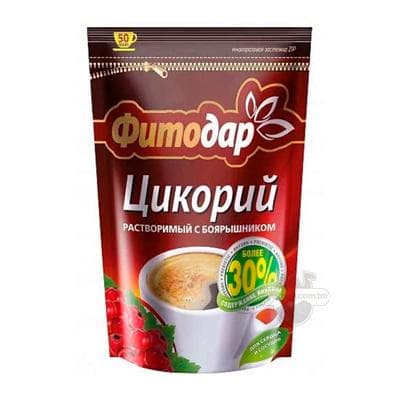 Kofe içgisi (Цикорий) ereýän "Фитодар" boýaryşnik bilen, 100 gr