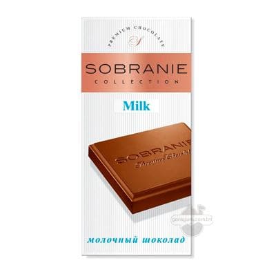 Süýtli şokolad Sobranie "Milk" maňyzly, 90 gr