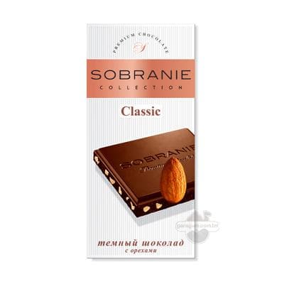 Gara şokolad Sobranie "Classic" maňyzly, 90 gr