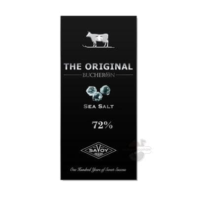 Ajy şokolad Bucheron 72% deňiz duzly, 90 gr