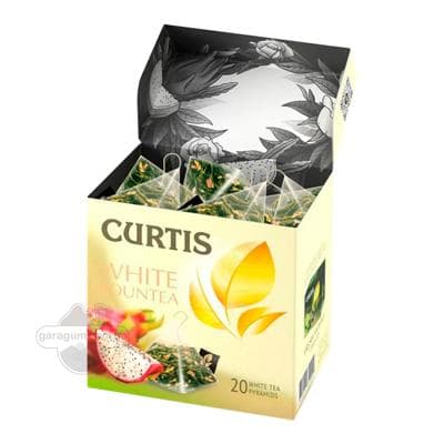 Ak çaý Curtis "White Bountea" pitaha tagamly, 1.7 gr (20 paket)