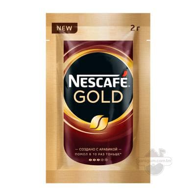 Kofe Nescafe Gold, kiçi paket 2 gr