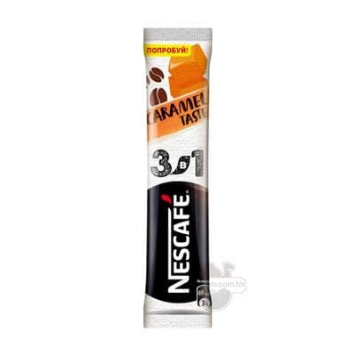 Ereýän kofe Nescafe "3 in 1 Latte karamel", 14.5 gr