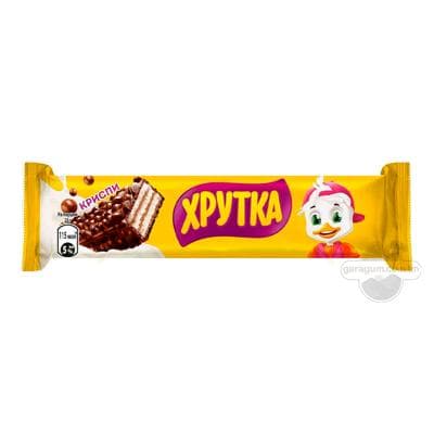 Şokolad örtülen batonçik wafli Nestle "Хрутка Криспи", 22 gr