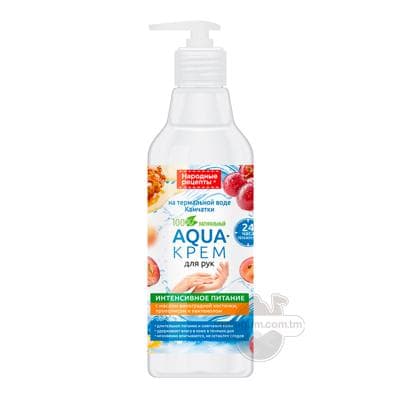 El üçin krem Aqua "Güýçli iýmitlenmek", 250 ml