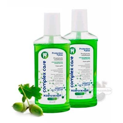 Agyz çaýkamak üçin serişde Жемчужный Dub gabygy, 250 ml