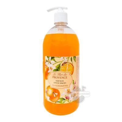 Ýumşak gel-sabyn Le Flirt du "Апельсиновый мед" el üçin, 1 lt