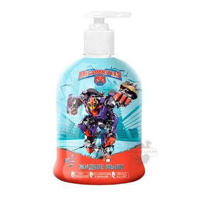 Çagalar üçin suwuk sabyn Megamonsters Ýumşak formula (+1), 490 ml