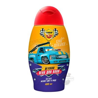 Çagalar üçin hammam köpürjigi Гонки "Garage", 400 ml