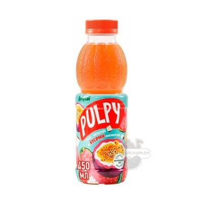 Tebigy şire Добрый "Pulpy" Kokos žele dilimleri bilen Marakuýýa-Guawa, 0.45 lt